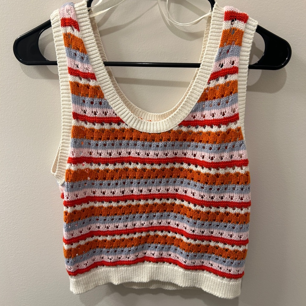 Colorful Crochet Tank